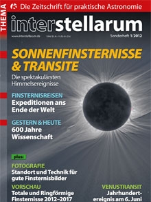 Am 6.6.2012 werden wir Zeugen eines in unserem Leben wohl nur noch einmal auftretenden Ereignisses: dem Venustransit. Diesem und dem Himmels­schauspiel der Sonnen­finster­nisse ist dieses Heft gewidmet.